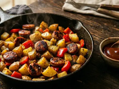 Bratwurstgerichte für jeden Tag aus Pfanne, Topf und Grill