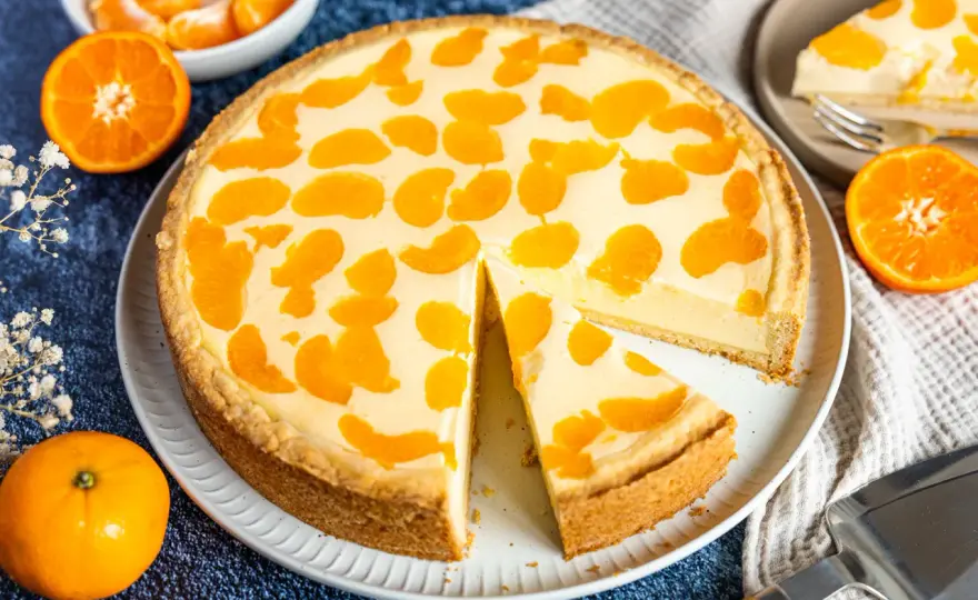 Faule-Weiber-Kuchen einfach backen mit Quark und Mandarinen
