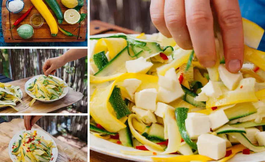 Gelbe Zucchini zubereiten - Ideen für Salat, Grill und Ofen