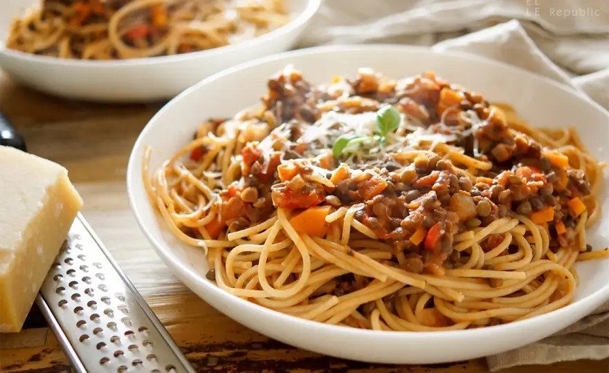Vegetarische Bolognese mit Linsen und viel Geschmack