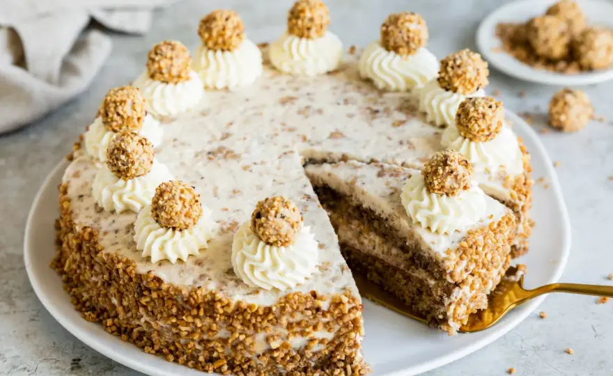Giotto-Torte mit Haselnusscreme einfach selber machen